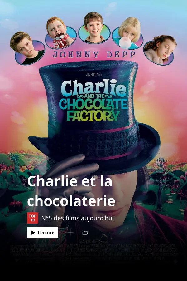Affiche Charlie et la chocolaterie : Ton ticket d'or s'appelle PEA